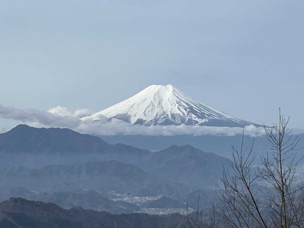 富士山が見たくて、サクッと登れる百蔵山へ