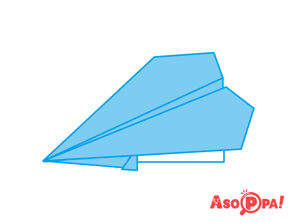 定番から少し進化した紙飛行機の折り方 作り方 折り紙 Asoppa レシピ あそっぱ