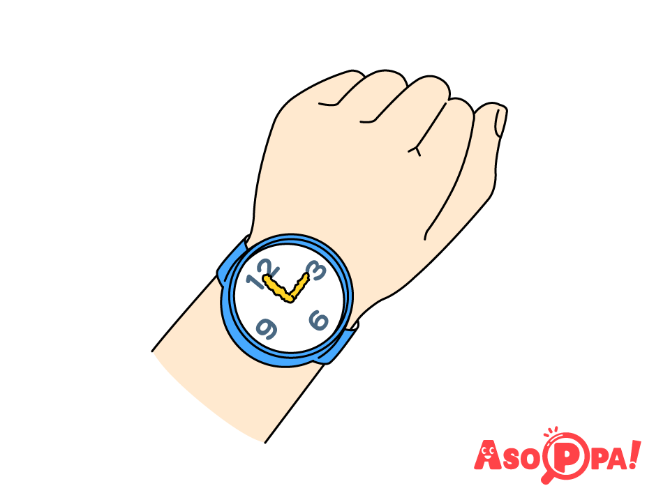 紙コップで簡単にできる腕時計「おしゃれどけい」-工作