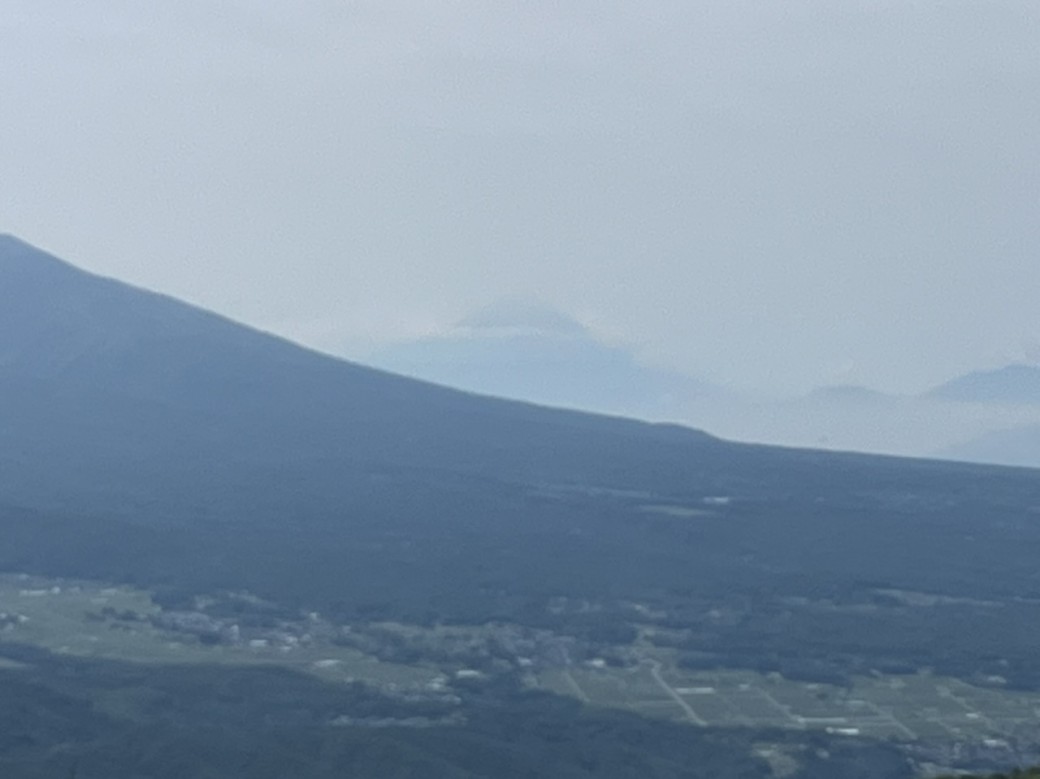 霧ヶ峰散策（車山からの久々の富士山）